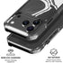 Black Marble Ink iPhone 18 Pro Clear Case