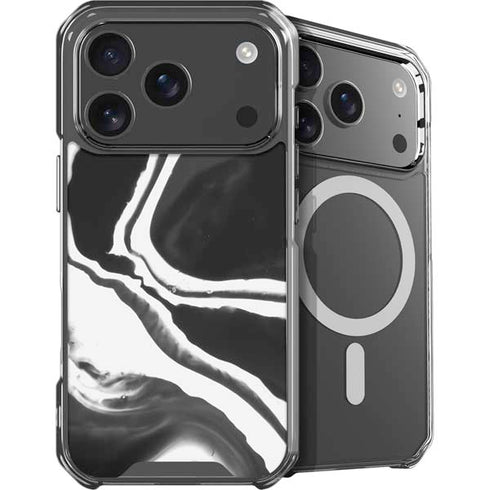 Black Marble Ink iPhone 18 Pro Max MagSafe Case