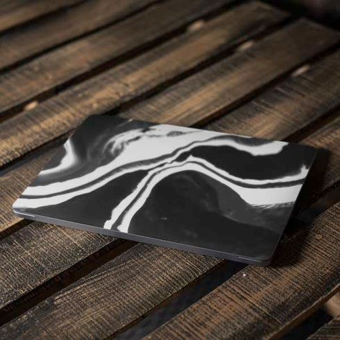 Black Marble Ink Apple MacBook Air Skin