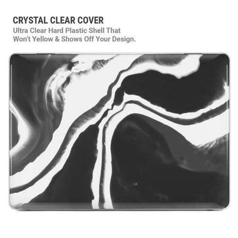 Black Marble Ink MacBook Pro 14in (2021-24) Case plus Skin