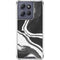 Black Marble Ink Moto G 5G (2025) Clear Case