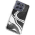 Black Marble Ink Moto G 5G (2025) Clear Case