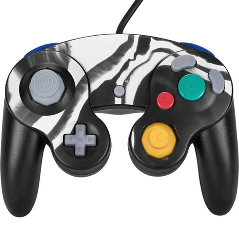 Black Marble Ink Nintendo Skins