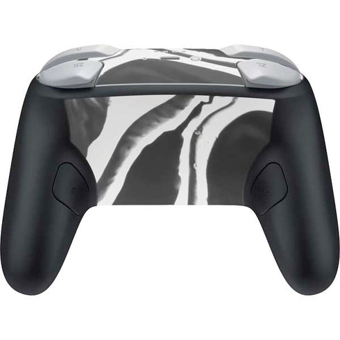 Black Marble Ink Nintendo Switch 2 (2025) Pro Controller Skin