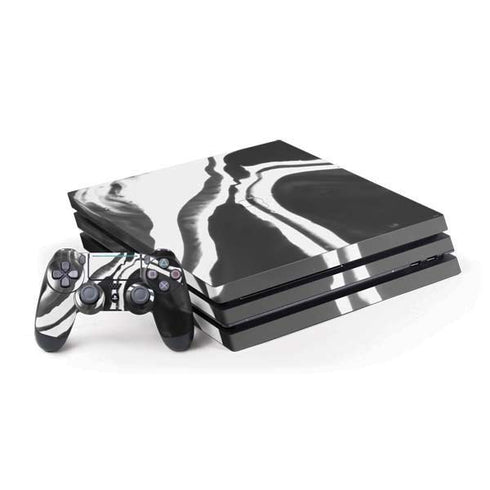 Black Marble Ink PlayStation PS4 Skins