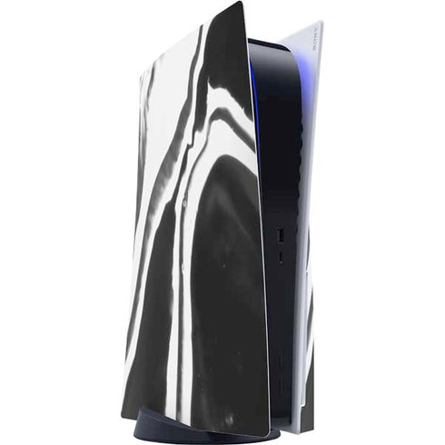 Black Marble Ink PlayStation PS5 Skins
