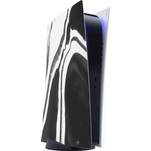 Black Marble Ink PlayStation PS5 Skins
