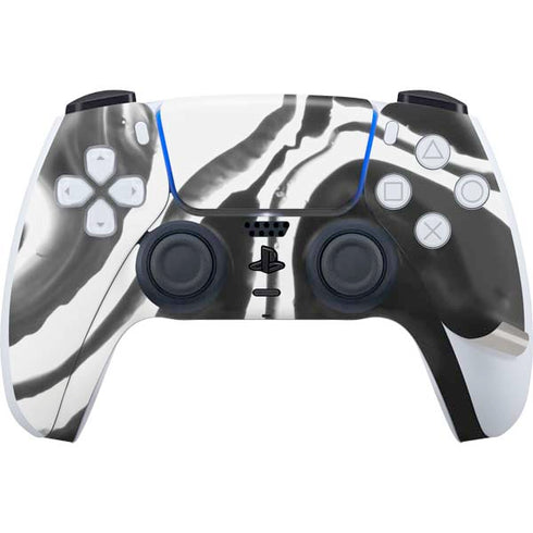 Black Marble Ink PS5 Pro Bundle Skin