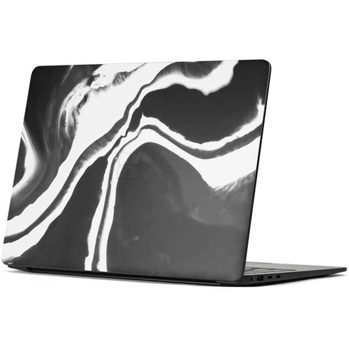 Black Marble Ink Surface Laptop 7 13.8in Skin