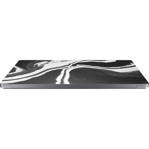Black Marble Ink Laptop Skins