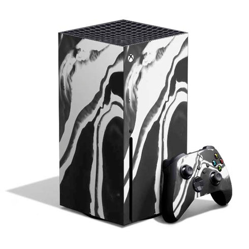 Black Marble Ink Xbox Series X Bundle Skin