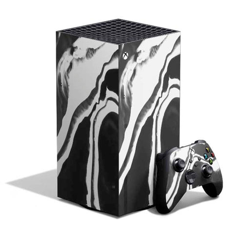 Black Marble Ink XBox Series X Digital Edition Bundle Skin