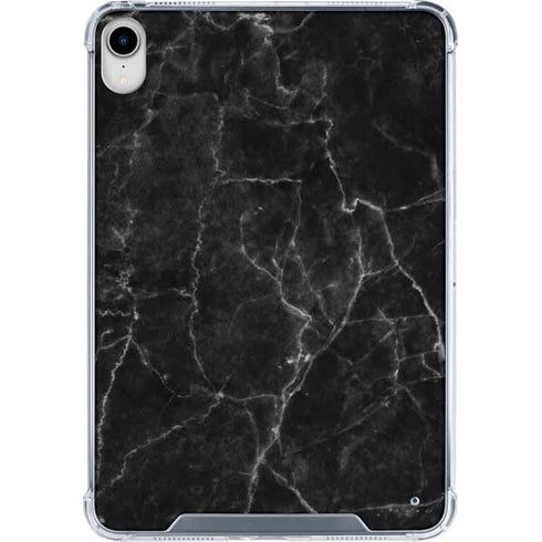 Black Marble iPad 11th Gen (2025) Clear Case
