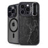 Black Marble iPhone 13 Pro Max Kickstand Case