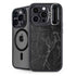 Black Marble iPhone 14 Pro Kickstand Case