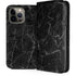 Black Marble iPhone 14 Pro Max Folio Case