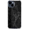 Black Marble iPhone 15 Clear Case