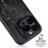Black Marble iPhone 15 Pro Kickstand Case