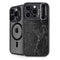 Black Marble iPhone 15 Pro Max Kickstand Case