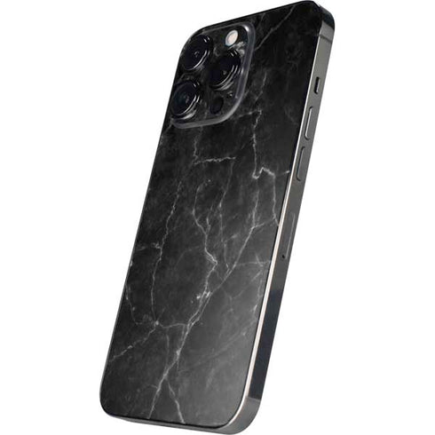 Black Marble iPhone 15 Pro Max Skin