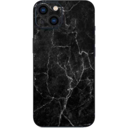 Black Marble iPhone 15 Skin