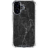 Black Marble iPhone 16 Clear Case