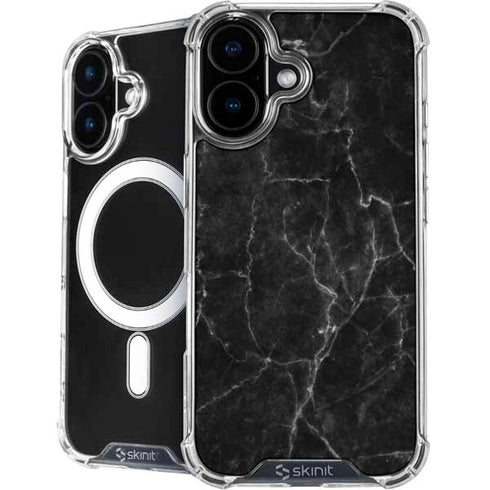 Black Marble iPhone 16 MagSafe Case