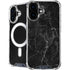Black Marble iPhone 16 Plus MagSafe Case