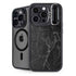 Black Marble iPhone 16 Pro Kickstand Case