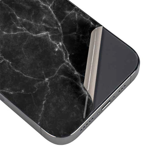 Black Marble iPhone 16 Pro Max Skin