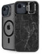 Black Marble iPhone 16e Kickstand Case