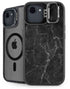 Black Marble iPhone 16e Kickstand Case