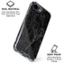 Black Marble iPhone 16e Clear Case