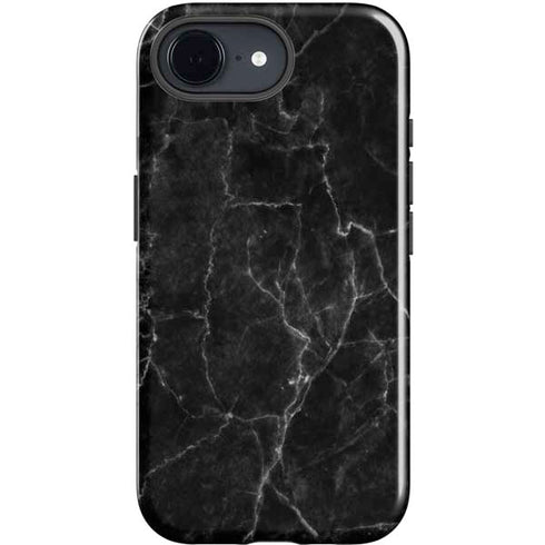 Black Marble iPhone 16e Impact Case