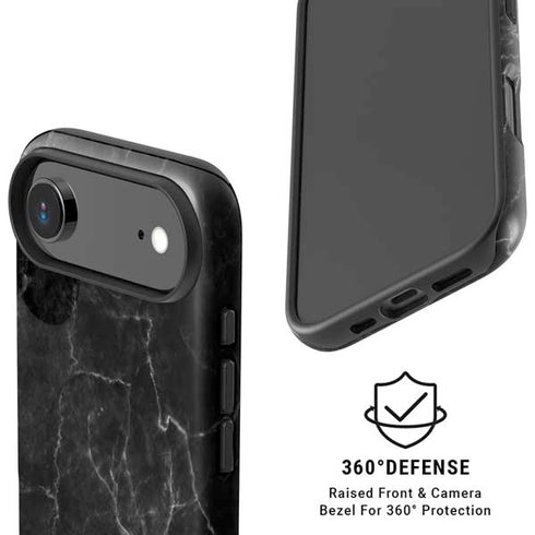 Black Marble iPhone 17 Air Magsafe Impact Case