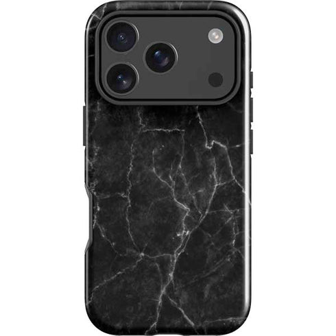 Black Marble iPhone 17 Pro Impact Case