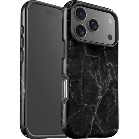 Black Marble iPhone 17 Pro Impact Case