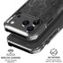 Black Marble iPhone 17 Pro Max Clear Case
