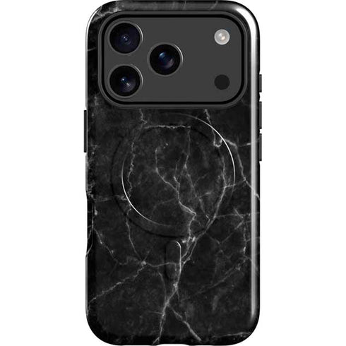 Black Marble iPhone 17 Pro Max Magsafe Impact Case