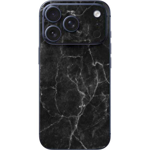 Black Marble iPhone 17 Pro Skin