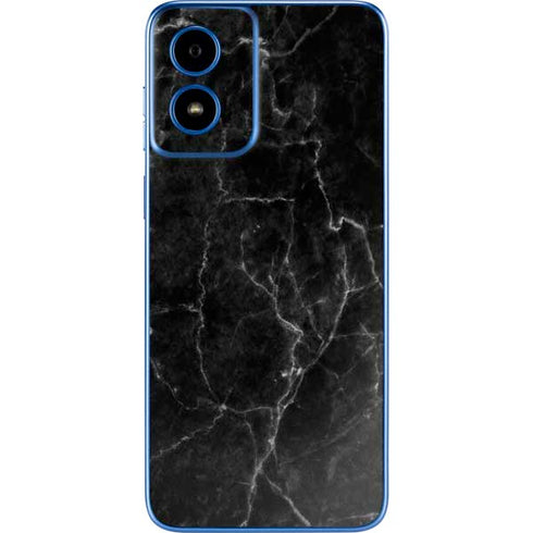 Black Marble Moto G Play 4G (2024) Skin