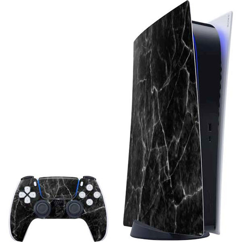 Black Marble PlayStation PS5 Skins