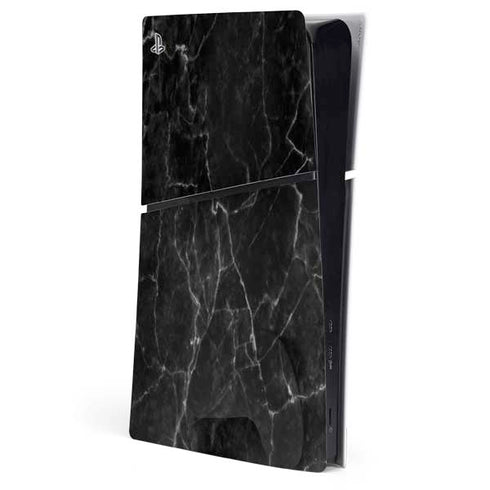 Black Marble PS5 Slim Digital Edition Console Skin