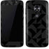Black Geometric Moto E5 Play Skin
