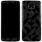 Black Geometric Moto E5 Plus Skin