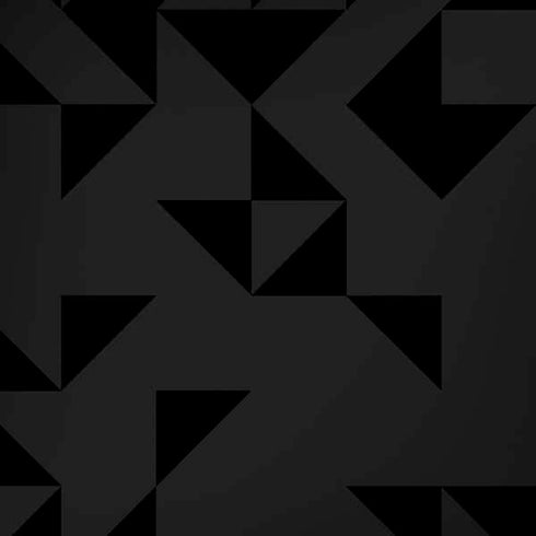 Black Geometric Moto G6 Skin