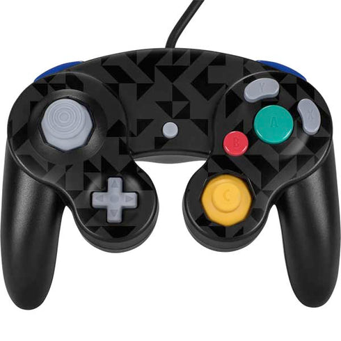 Black Geometric Nintendo Skins