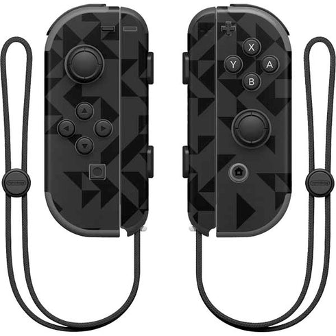 Black Geometric Nintendo Skins