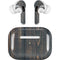 Black Painted Wood AirPods Skins