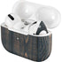 Black Painted Wood AirPods Skins